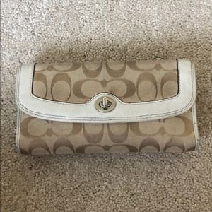 Coach wallet and check book